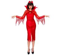 Widmann Diablesse (Dress, Horns) (M) Red