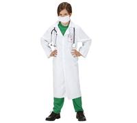 Widmann Doctor (Lab Coat, Face Mask) (116 cm / 4-5 Years) White