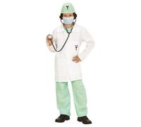 Widmann Doctor (Lab Coat, Face Mask) (158 cm / 11-13 Years) White
