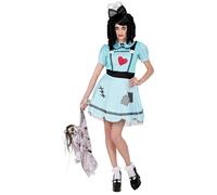 Widmann Doll (Dress, Bow Headband) (M) Turquoise / Light Blue