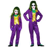 Widmann Evil Clown (Jacket With Shirt And Vest, Pants, Gloves) (116 cm / 4-5 Yea