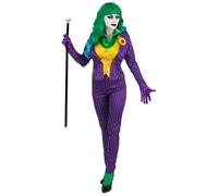 Widmann Evil Clown (Jacket With Vest, Pants, Tie) (XXXL) Purple / Lila