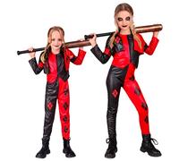 Widmann Evil Harlequin (Jacket, Vest, Pants) (116 cm / 4-5 Years) Red