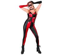 Widmann Evil Harlequin (Jumpsuit, Choker, Eyemask, Fingerless Gloves, Knife) (L)