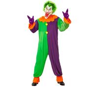 Widmann Evil Joker (Overalls, Mask) (L) Different Colors