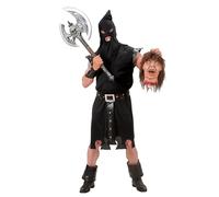 W WIDMANN MILANO – Costume de bourreau – Noir, Moyen Âge, Carnaval/Halloween