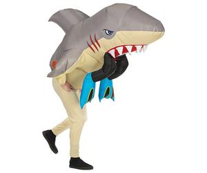 Widmann Explorer On Ostrich (Airblown Inflatable Costume) (One Size Fits Most Ad