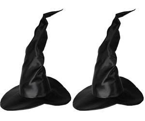 WIDMANN "EXTRA TALL BENDABLE SATIN WITCH HAT" - (Lot de 2)