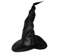 WIDMANN "EXTRA TALL BENDABLE SATIN WITCH HAT" -, Noir