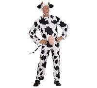 W WIDMANN MILANO Déguisement Gaia la vache – Combinaison avec pis, animalier, carnaval