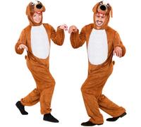 Widmann Funny Dog (Hooded Jumpsuit With Mask) (M - h 165 cm) Brown