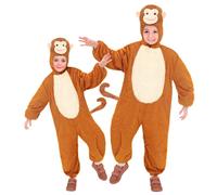 Widmann Funny Monkey (Hooded Jumpsuit With Mask) (113 cm / 3-5 Years) Brown