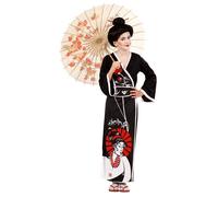 W WIDMANN MILANO Party Fashion - Costume enfant Geisha, kimono, robe japonaise, déguisements de carnaval