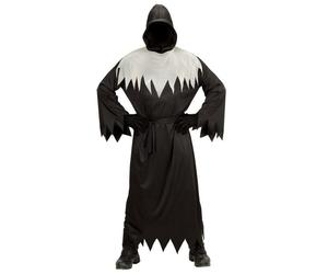 Widmann Ghoul (Hooded Robe With Invisible Face Mask, Belt) (158 cm / 11-13 Years