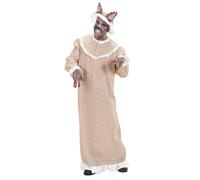 Widmann Costume Mère Grand Méchant Loup Robe et Bonnet Multicolores M