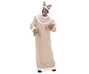 Widmann Grandma Wolf (Dress, Bonnet) (S) Grey