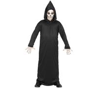 Widmann Grim Reaper (Hooded Robe) (116 cm / 4-5 Years) Black