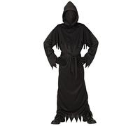 Widmann Grim Reaper (Robe, Belt, Hooded Mask) (164 cm / 14-16 Years) Black
