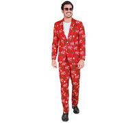 Widmann Happy New Year Party Fashion Suit (Jacket, Pants) (XXL) Black