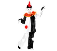 W WIDMANN MILANO Party Fashion - Costume Miss Arlequin, robe, clown, mime, cirque, Halloween