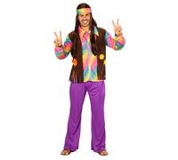 Widmann Hippie (Shirt With Vest, Pants, Headband) (S) Different Colors