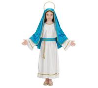 Widmann Holy Mary (Robe, Belt, Headpiece, Halo) (116 cm / 4-5 Years) White