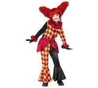 W WIDMANN MILANO Party Fashion - Costume enfant Clown d'horreur, tueur, bouffon fou, déguisement Halloween