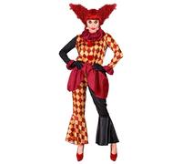 Widmann Horror Clown (Coat, Ruff, Pants) (158 cm / 11-13 Years) Different Colors