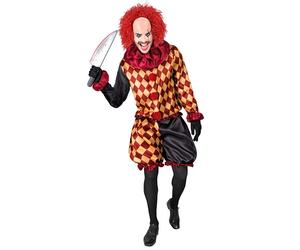 Widmann Horror Clown (Coat, Ruff, Pants) (S) Different Colors