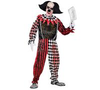 Widmann Horror Clown (Jumpsuit, Collar) (M) Black