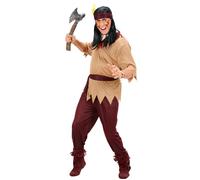 Widmann Indian (Dress, Belt, Headband) (L) Brown