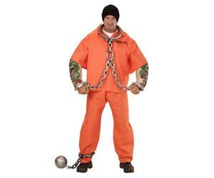 Widmann Inmate (Overalls, Handcuffs) (XXL) Orange