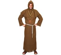 Widmann Kapuziner Monk (Robe, Hood, Belt) (XXXL) Brown