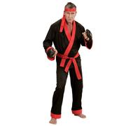 Widmann Kick Boxer (Coat, Pants, Belt, Headband, Boxing Gloves) (M) Black