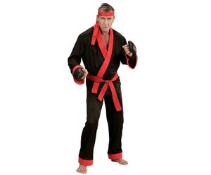 Widmann Kick Boxer (Coat, Pants, Belt, Headband, Boxing Gloves) (M) Black