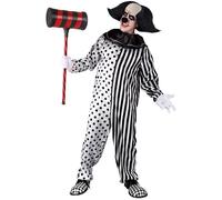 Widmann Killer Pierrot (Overalls) (L) Black