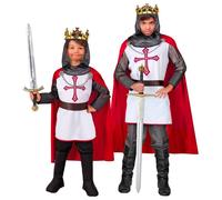 Widmann Knight Templar (Hooded Tunic, Belt, Cape) (116 cm / 4-5 Years) Different