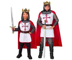 Widmann Knight Templar (Hooded Tunic, Belt, Cape) (140 cm / 8-10 Years) Differen
