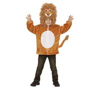 Widmann Lion In Soft Plush (Hoodie With Mask) (104 cm / 2-3 Years) Brown