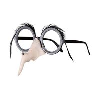 WIDMANN Lunettes Nez et Sourcils de sorcière Femme Halloween - Taille Unique