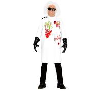 Widmann Milano - Costume Savant fou - blouse de laboratoire et gants - Carnaval