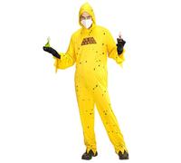 W WIDMANN MILANO Party Fashion - Costume Mad Scientist, blouse de laboratoire, gants, savant fou, psychopathe, carnaval
