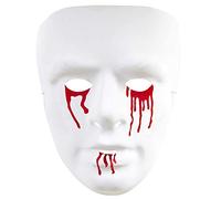 Widmann Masque blanc traces de sang adulte