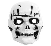 Masque Squelette Enfant - Blanc et noir - PVC - Pour Halloween et Carnaval - Mixte - A partir de 5 ans