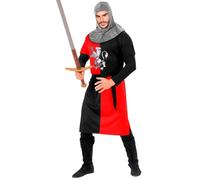 Widmann Medieval Warrior - Red (Coat, Belt, Hood) (S) Different Colors