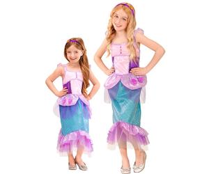 Widmann Mermaid (Dress, Headband With Starfish) (140 cm / 8-10 Years) Different