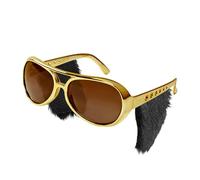 W WIDMANN MILANO Party Fashion - 6733S - Lunettes Rock'n'Roll avec cotes, Or, Lunettes de fête, Lunettes fun, Carnaval