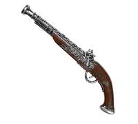 WIDMANN MILANO PARTY FASHION 86242 - Pistolet de pirate, brun, corsaire, bandit, costume, accessoire, carnaval, fête à thème, halloween