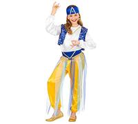 WIDMANN MILANO PARTY FASHION ARAB PRINCESS (shirt, vest, pants with veils, belt, headpiece) - (158 cm / 11-13 Years)