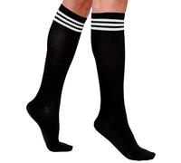 WIDMANN MILANO PARTY FASHION - Chaussettes de sport, 1 paire, mi-bas, collège, pom-pom girl, football, écolière